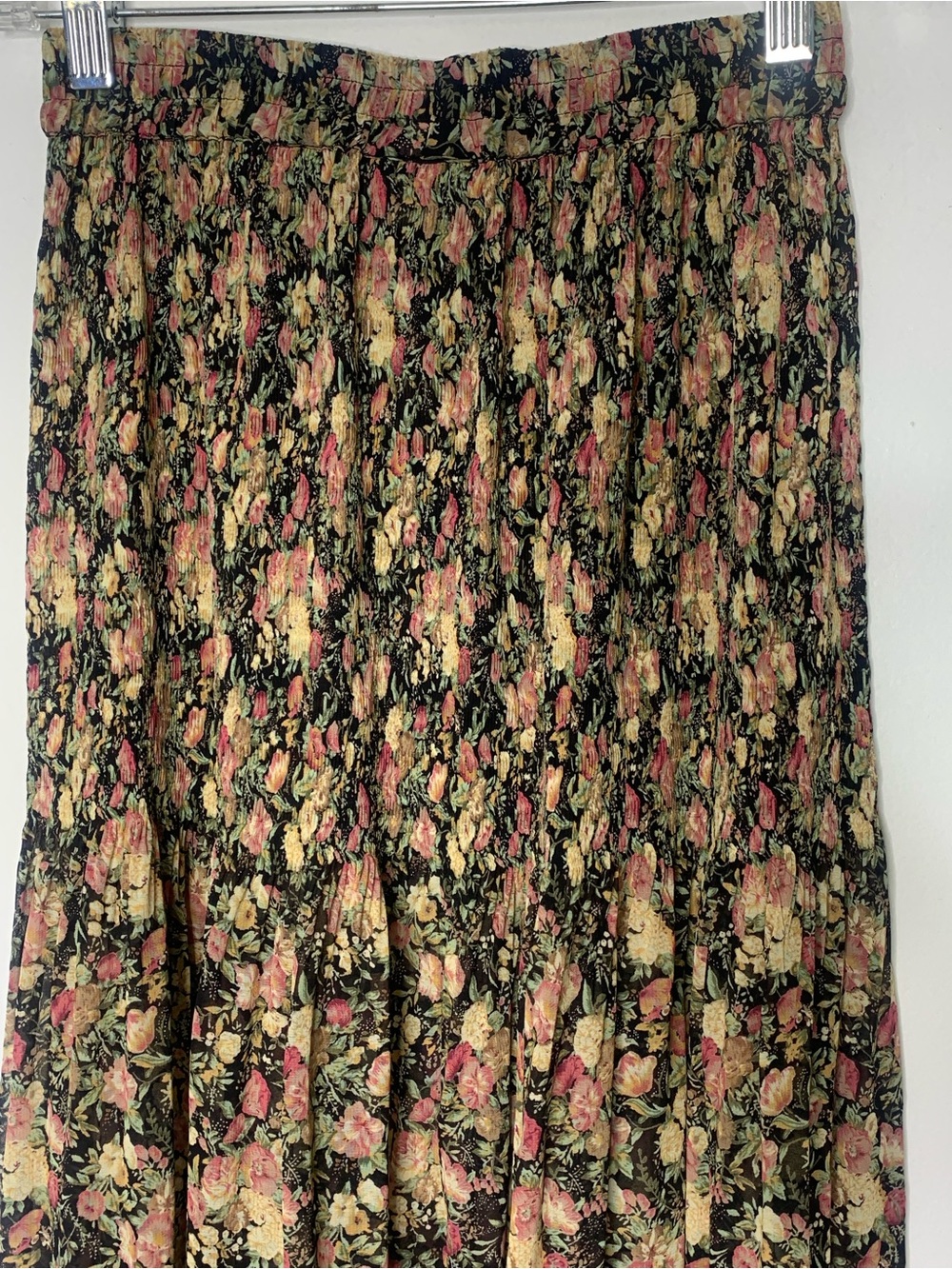 VTG Compagnie International Cottage Grandma Whimsey Garden Maxi skirt small - Picture 5 of 11